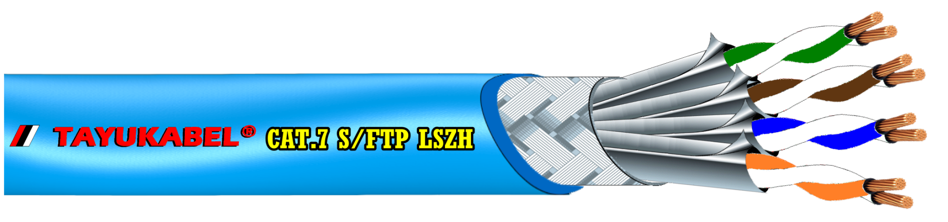 3.0. MAP® LSZH Cat.7 S/FTP Cable 【23AWG Solid】