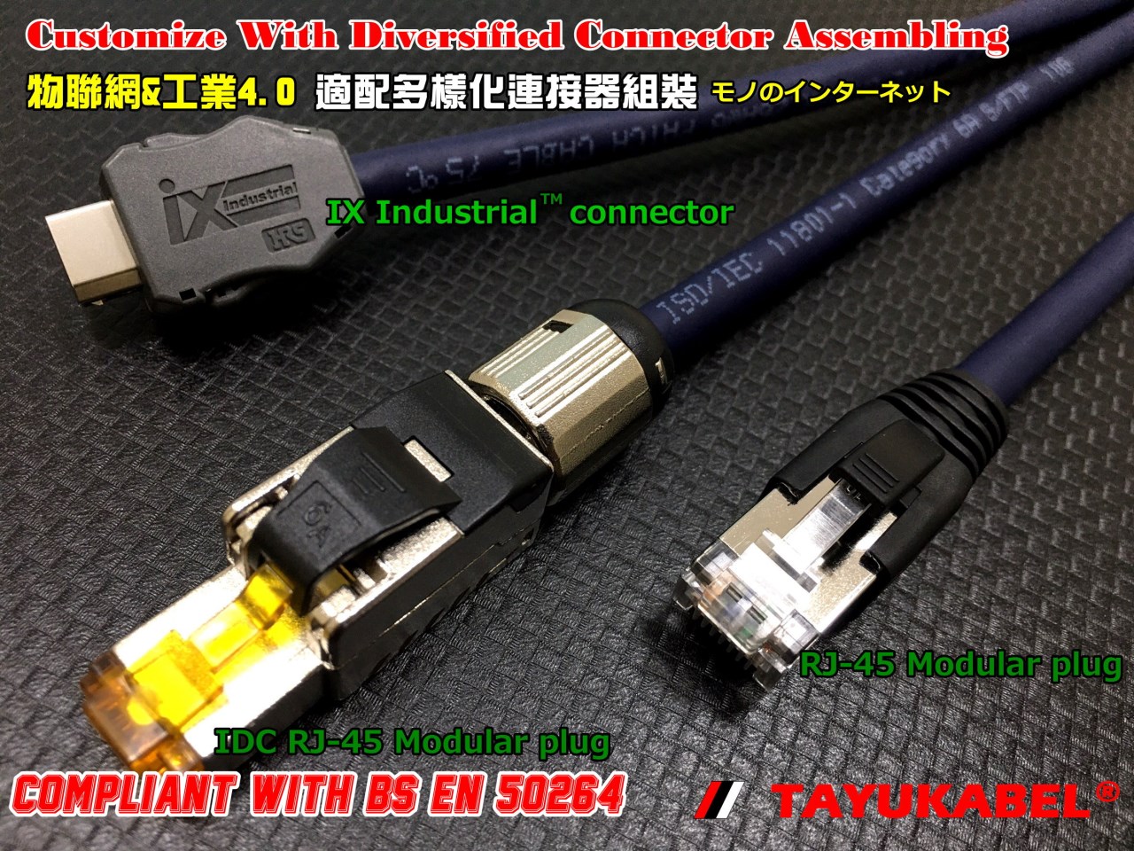 20.3 MAP®  IDC刺破式 IX連結器 適配電纜組裝(AK932系列 BS EN 50264耐酸鹼電纜)