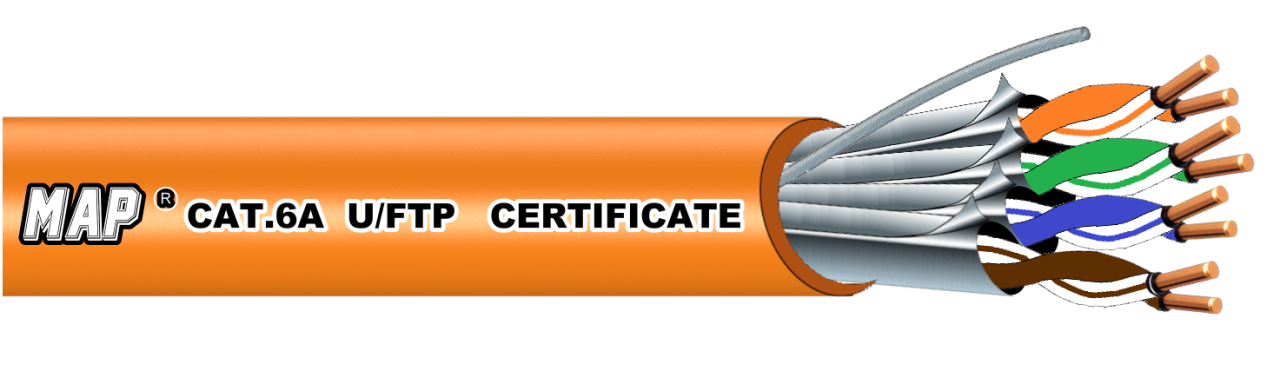 2.8 MAP® Cat6A U/FTP Cable 【23AWG Solid】