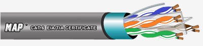 2.4 MAP® CAT6. FTP Cable 第六類【多蕊】網路電纜-電梯用