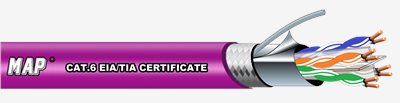 2.5 MAP® CAT6. SFTP Cable 【24AWG Solid】